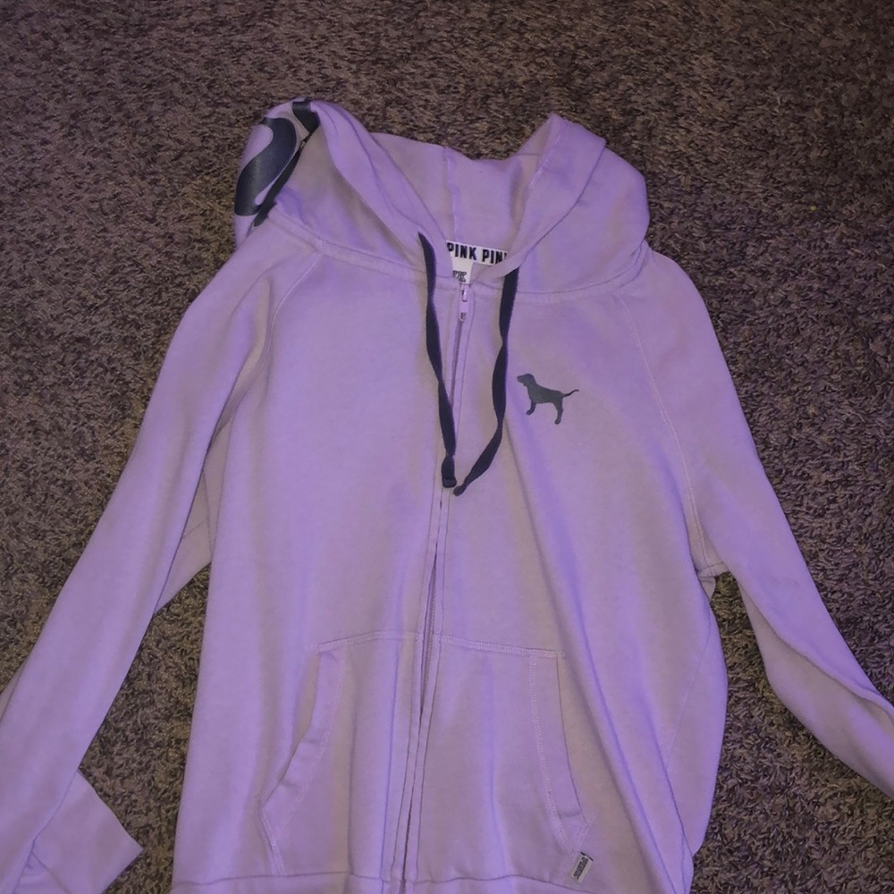 light purple hoodie (PINK brand)